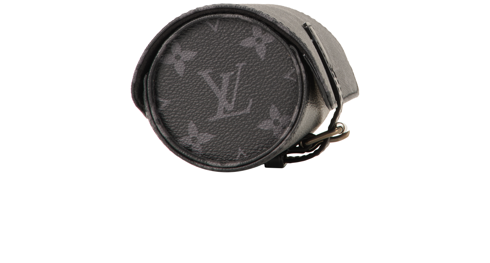 Louis Vuitton Watch Case, &pound;650, Accessories, Black, Canvas, Side view